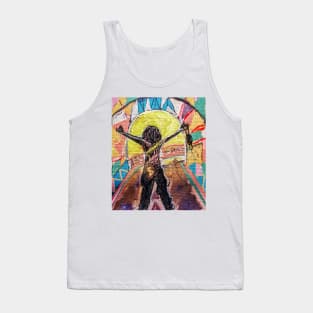 "After vaccination, light at end of the tunnel" Tank Top